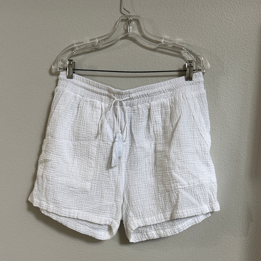 Royalty For Me Women's High Waist White Shorts